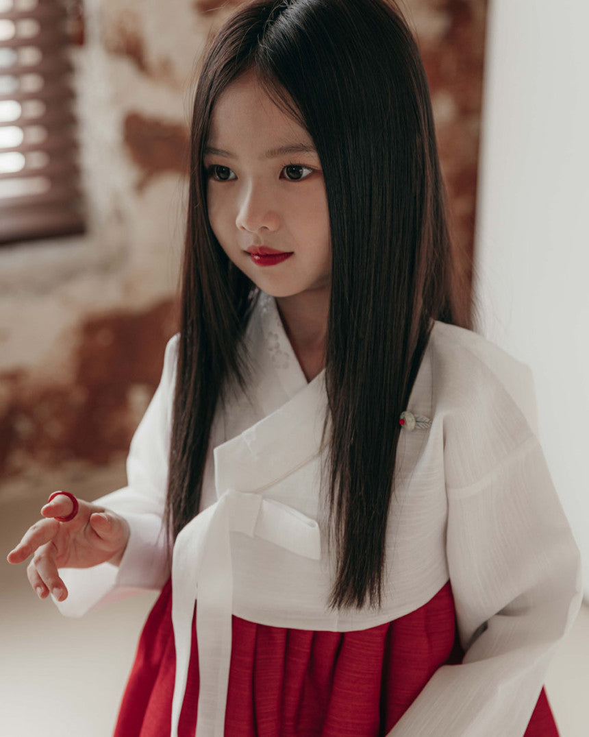 Gumiho Red Girl Hanbok (100D-8YR)