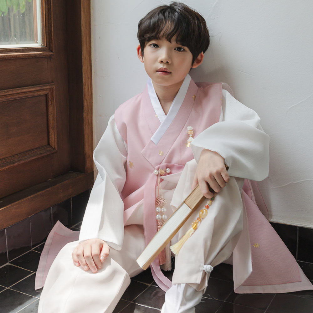 Heesung Pink Boy Hanbok (1-9YR) (Copy)