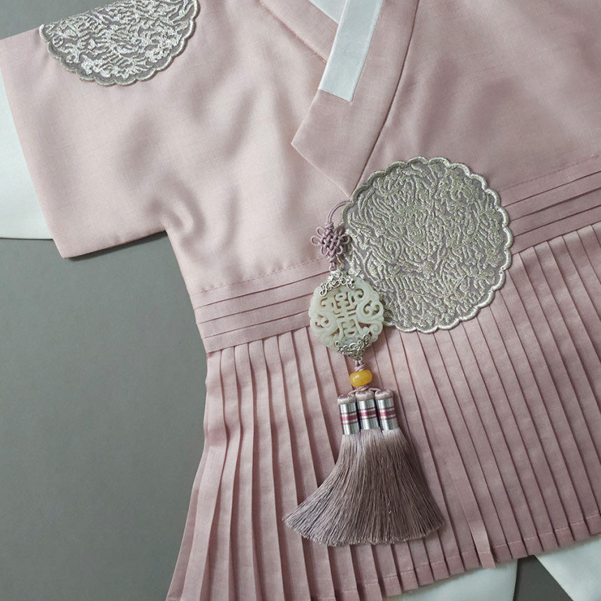 Beige Jade Harmony Tassel Norigae
