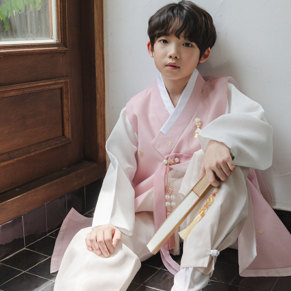 Heesung Pink Boy Hanbok (1-9YR) (Copy)