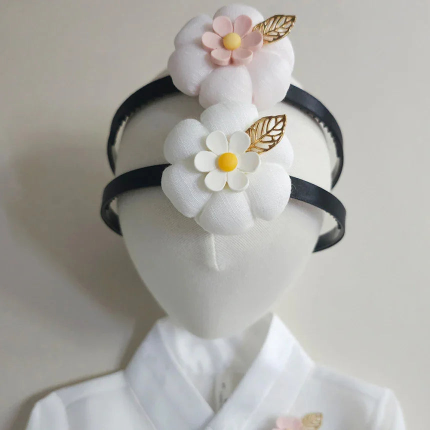 Daisy Blossoms Hanbok Headband
