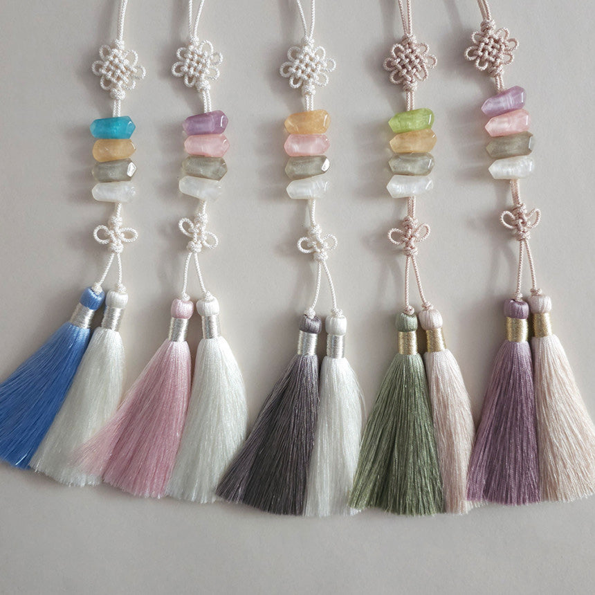 Harmony Stone Tassel Norigae