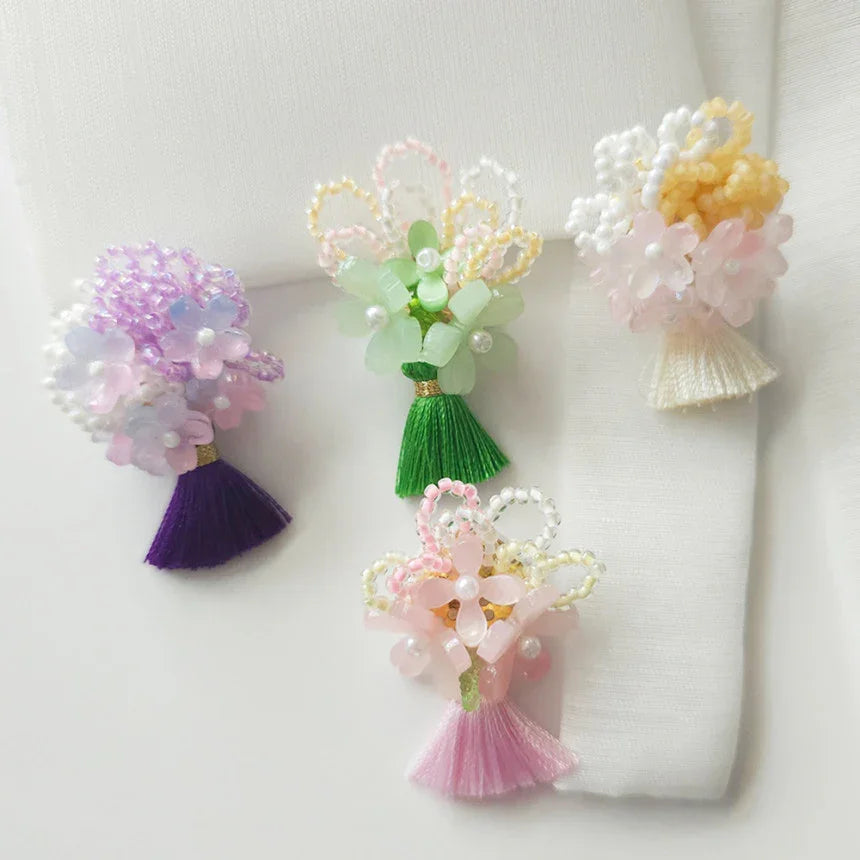 Mini Bouquet Brooch for Hanbok