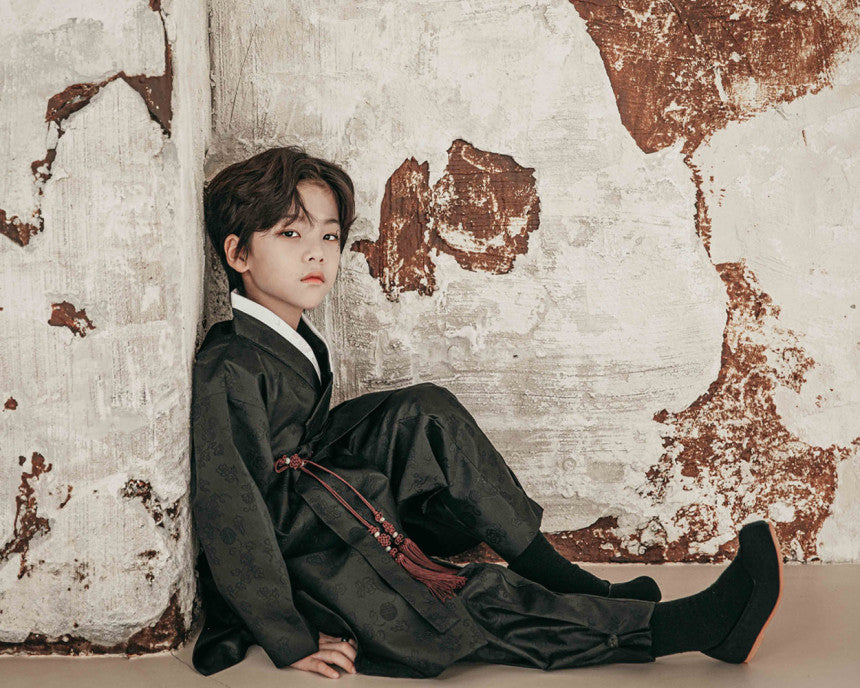 Black Jeoseung Saja Hanbok (1-12YR)