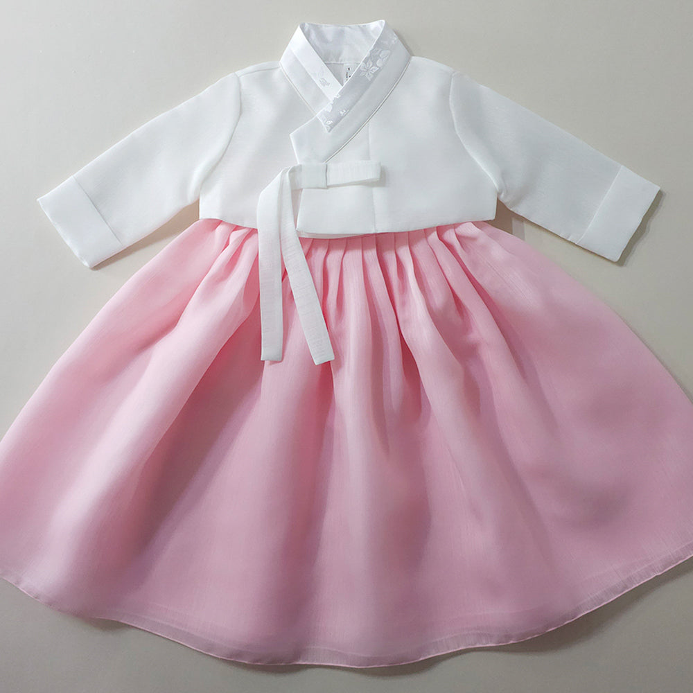Blossom Pink Girl Hanbok (1-10YR)