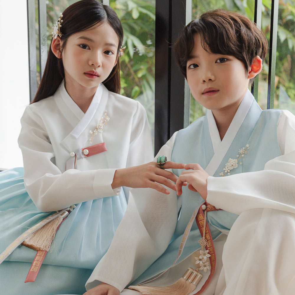 Eunkyo Sky Vest Boy Hanbok (1-12YR)