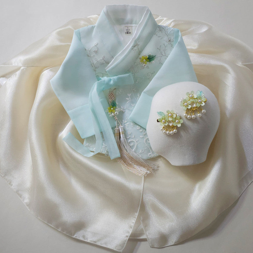 Paige Yellow Girl Dress Hanbok