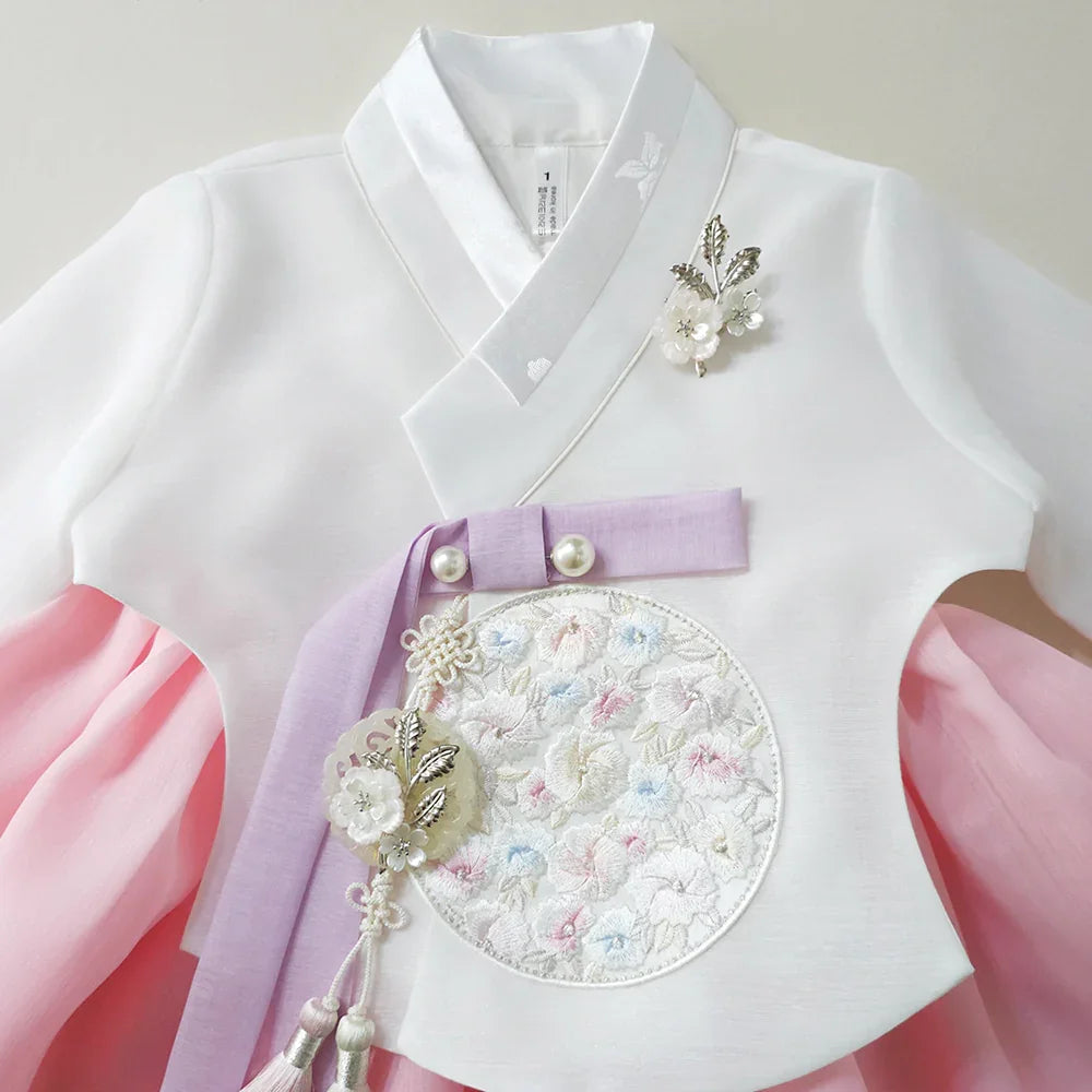 Ramy Pink Girl Hanbok (1-12YR) - Native Korean