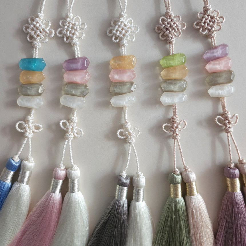 Harmony Stone Tassel Norigae