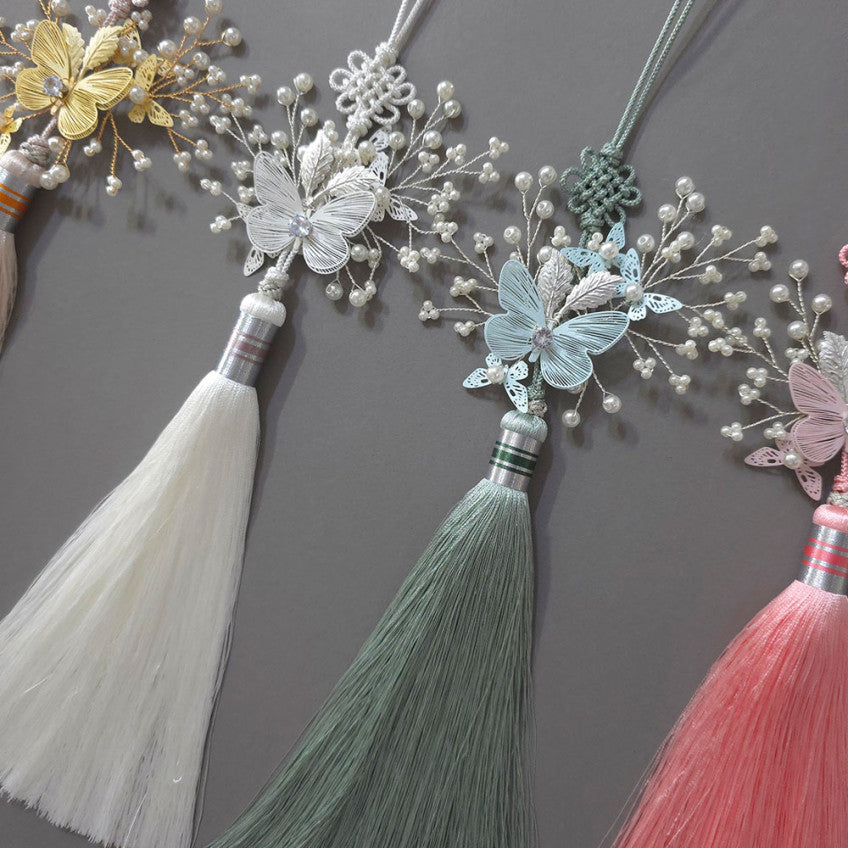 Sana Butterfly Tassel Norigae