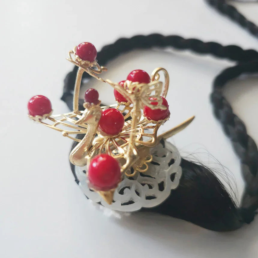 Phoenix Jade Wreath Hairpiece