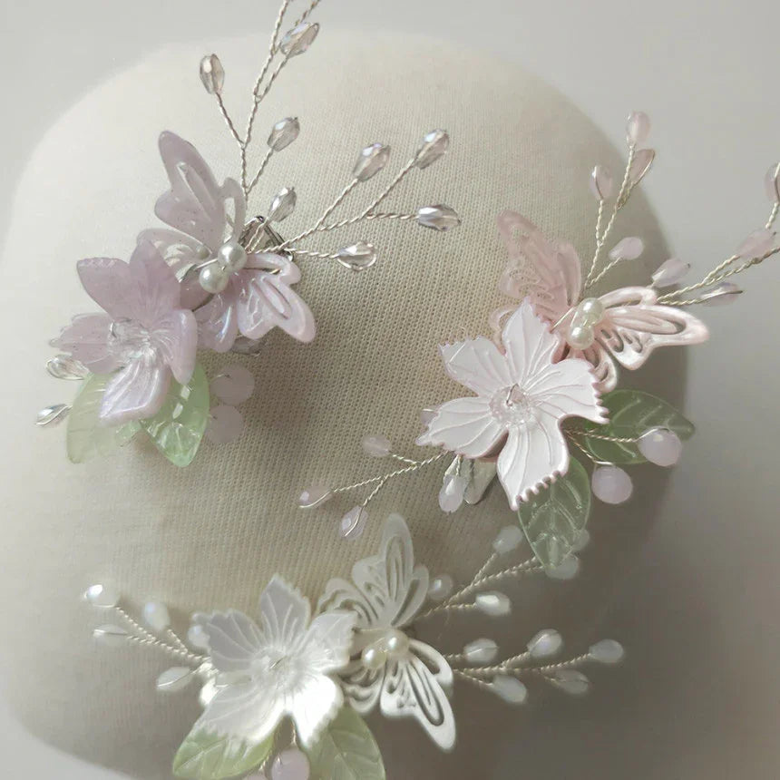 Butterfly Blossom Hairpin - Native Korean