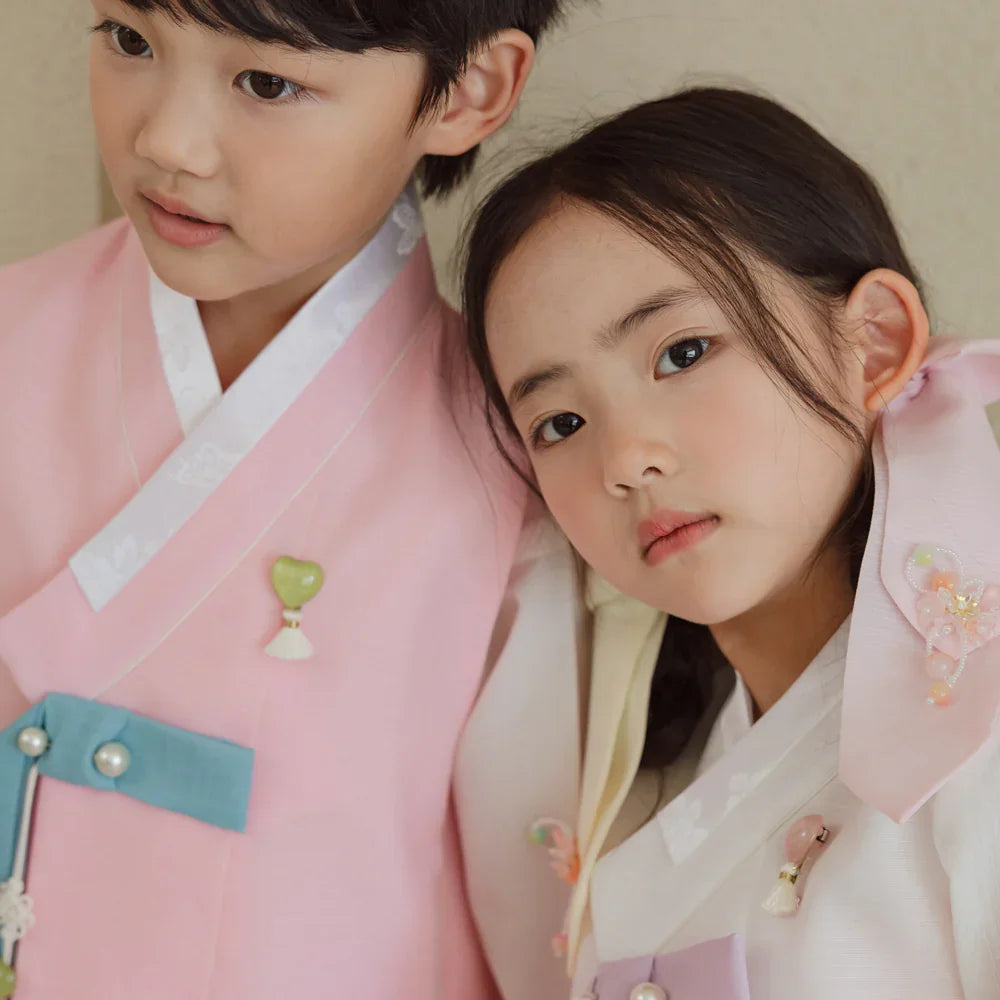 Ramy Pink Jeogori Girl Hanbok (1-12YR) - Native Korean