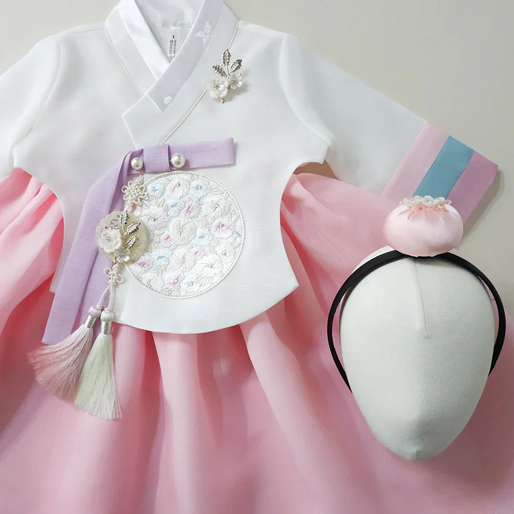 Ramy Pink Girl Hanbok (1-12YR) - Native Korean