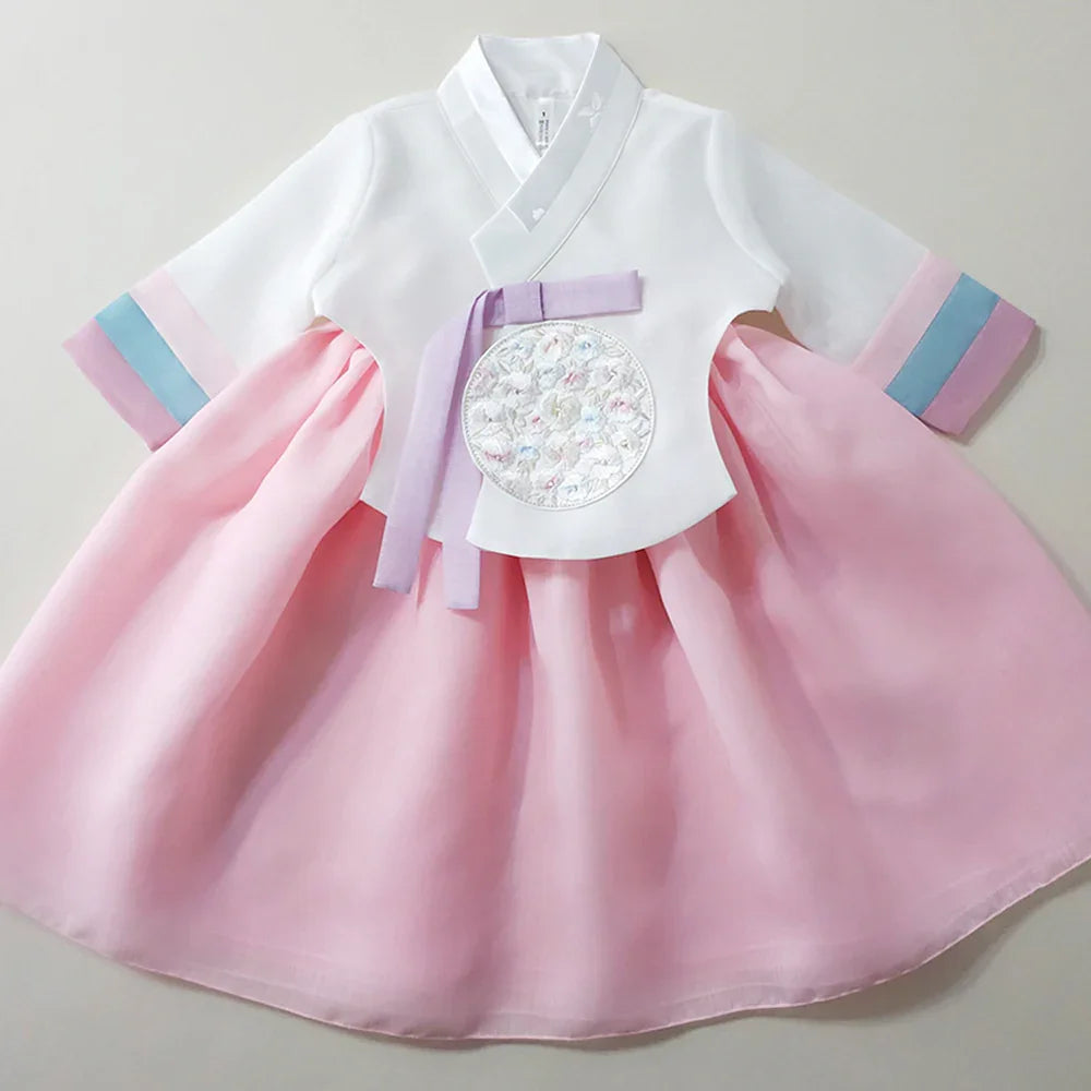 Ramy Pink Girl Hanbok (1-12YR) - Native Korean