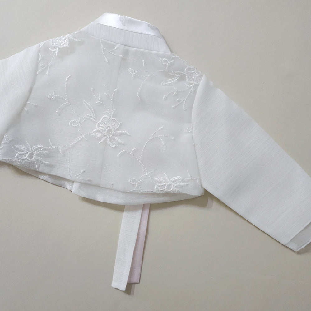 Sam Lace Dress Girl Hanbok (1-12YR)