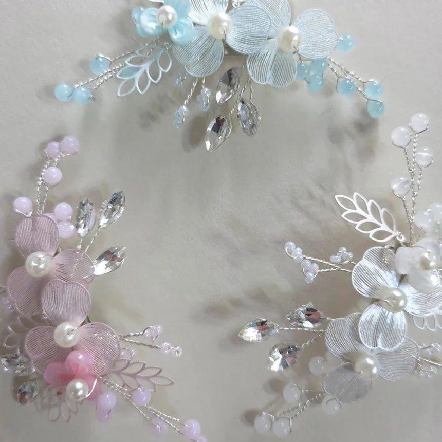 Liv Floral Crystal Hairpin