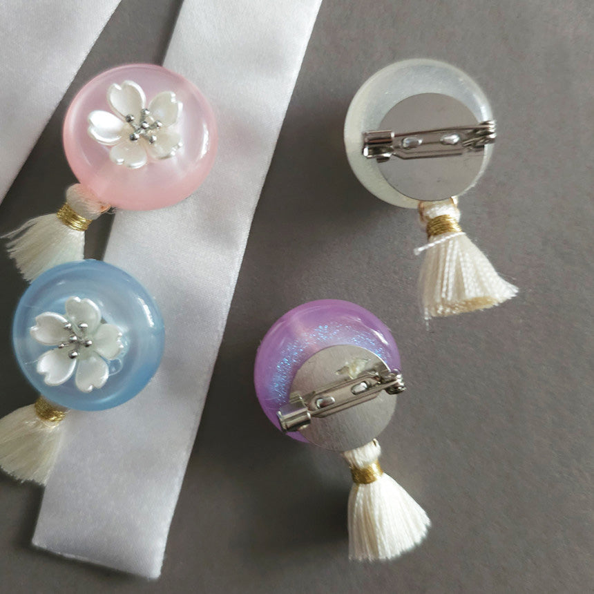 Bloom Button Brooch