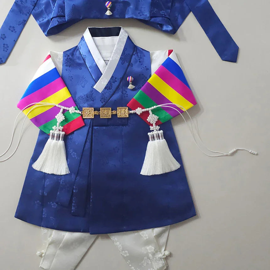 Minjae Saekdong Blue Boy Hanbok (100D-10YR)