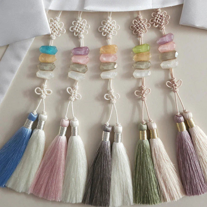 Harmony Stone Tassel Norigae - Native Korean