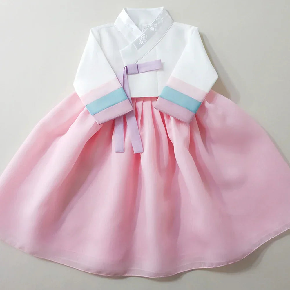 Ramy Pink Jeogori Girl Hanbok (1-12YR) - Native Korean
