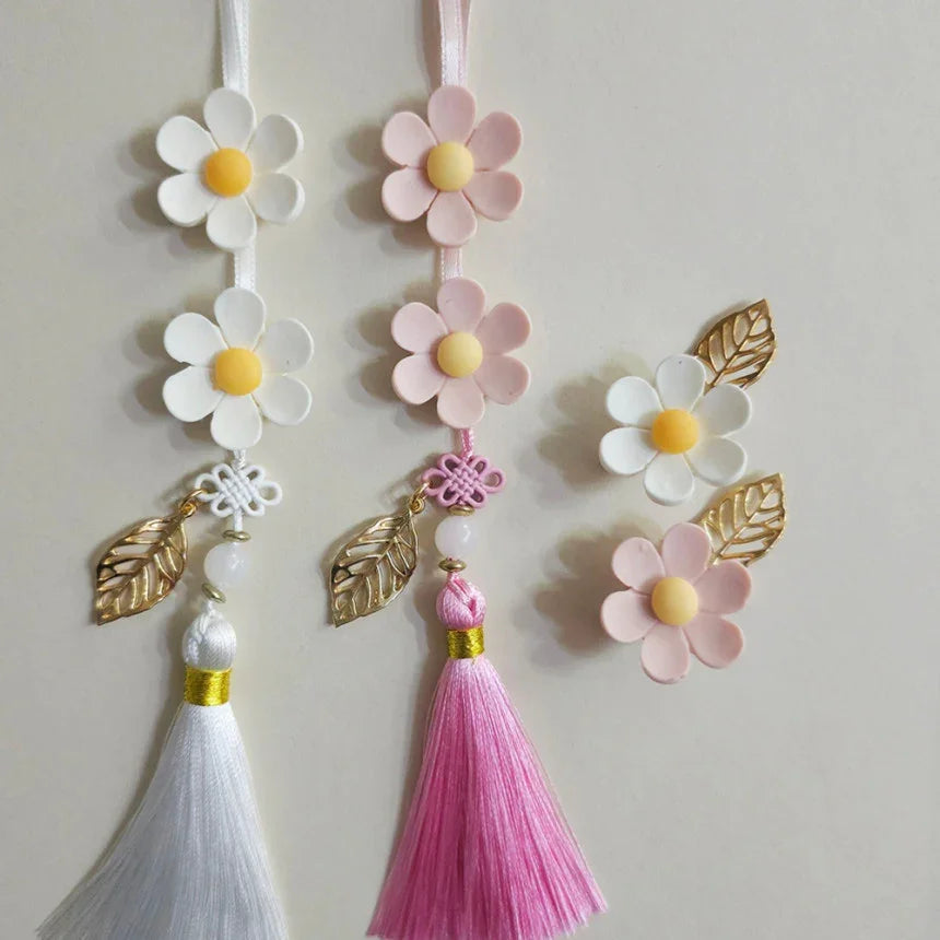 Daisy Blossoms Hanbok Headband