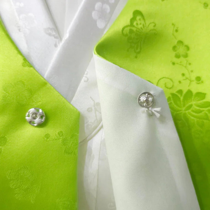 Hoo Green Boy Hanbok (100D-1YR) - Native Korean