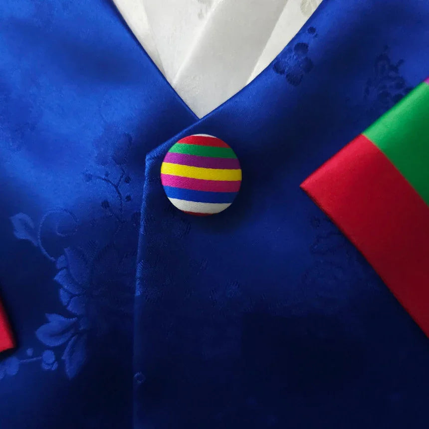 Hoo Blue Boy Hanbok (100D-10YR) - Native Korean