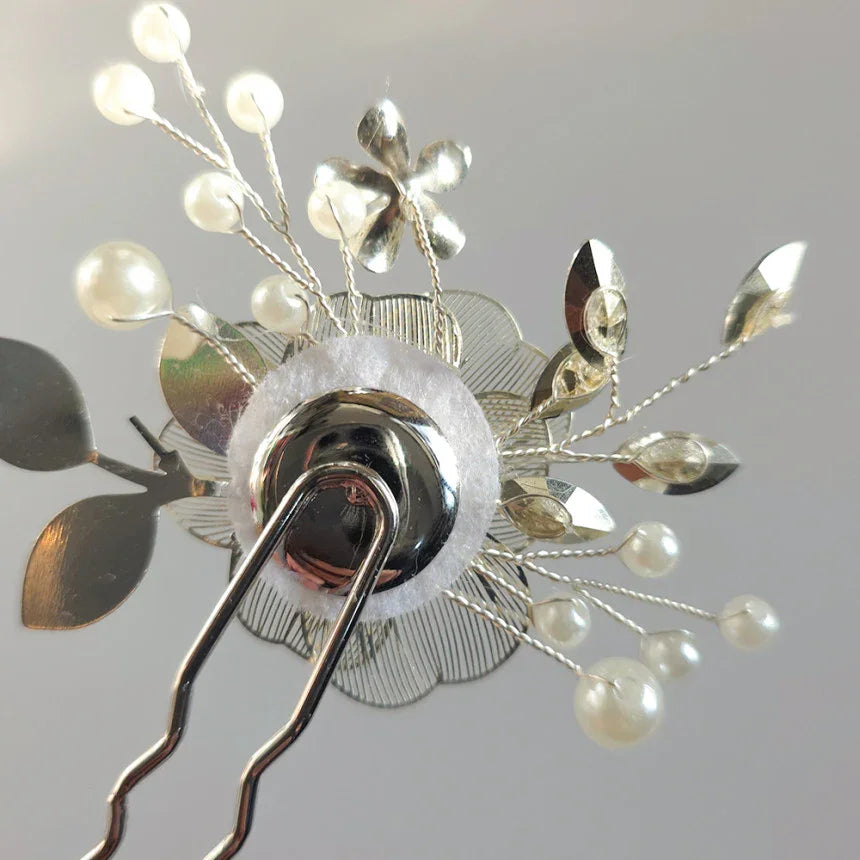 Floral U-Shaped Hairpin - Native Korean