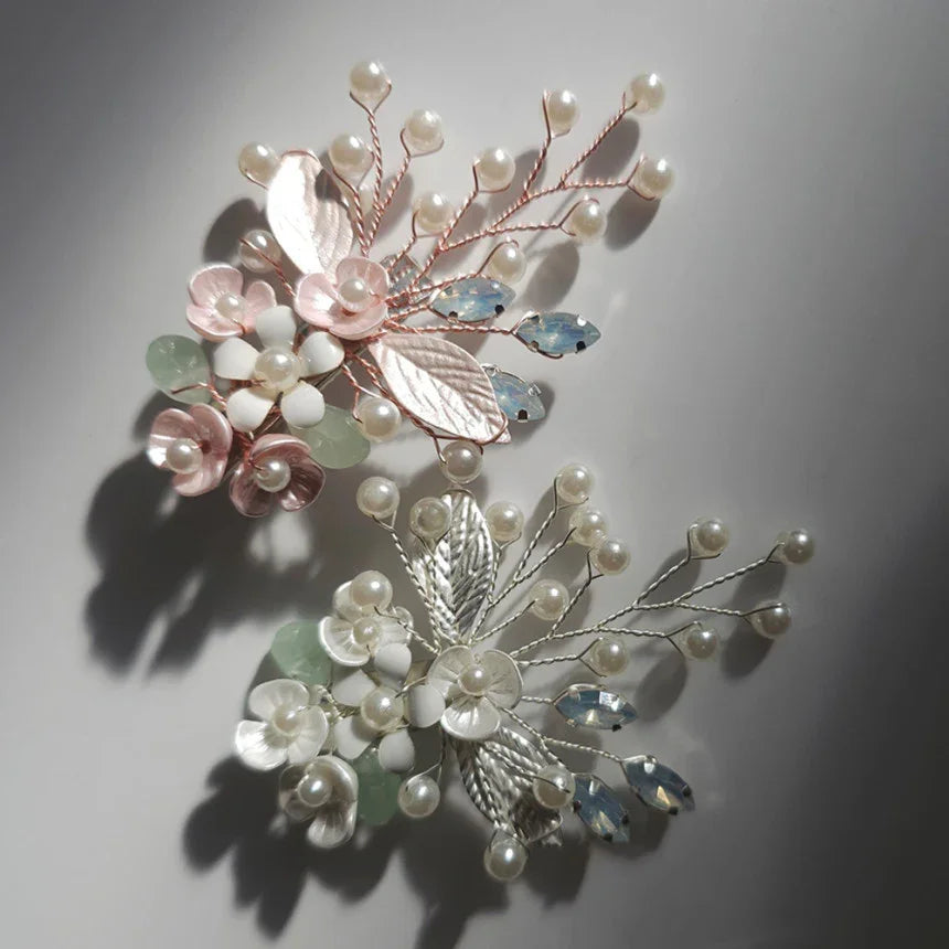 Mina Floral Brooch - Native Korean
