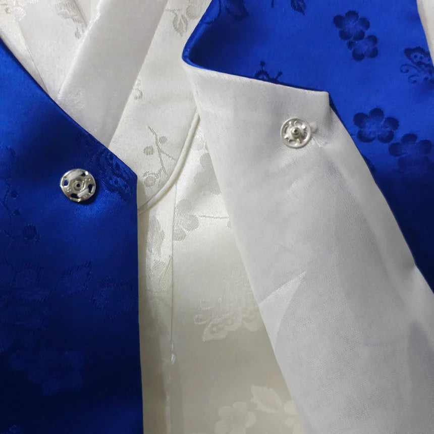 Hoo Blue Boy Hanbok (100D-10YR) - Native Korean