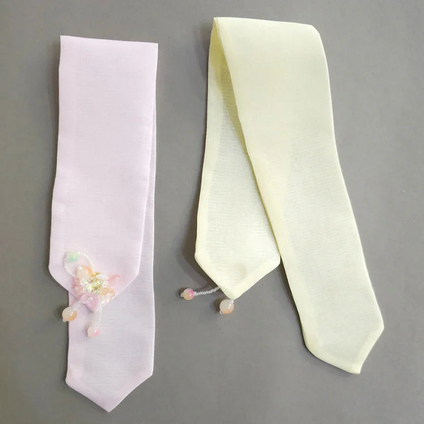 Beaded Blossoms Hair Tie