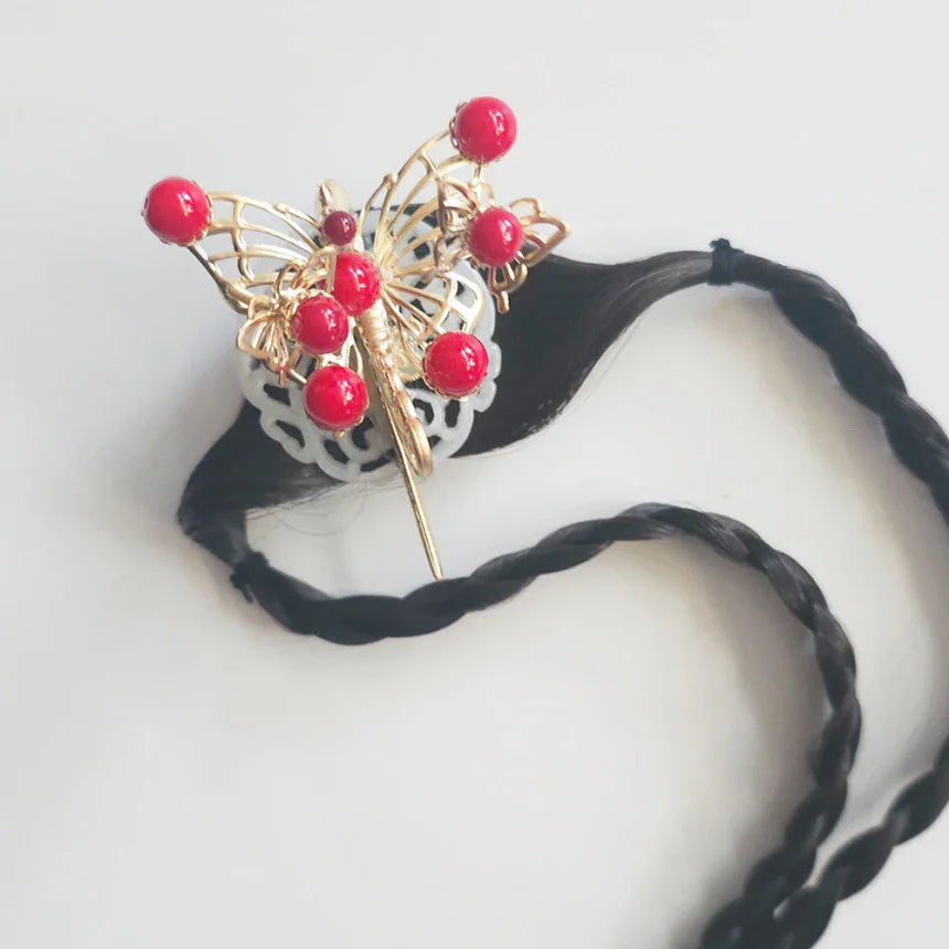 Phoenix Jade Wreath Hairpiece - Native Korean