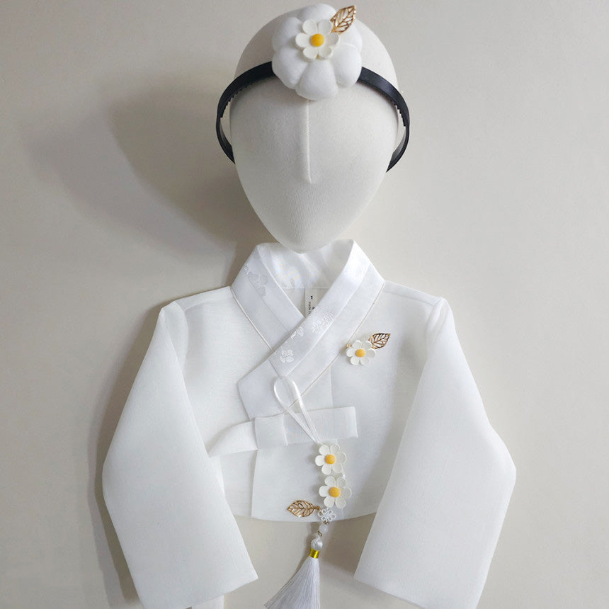 Daisy Blossoms Hanbok Headband