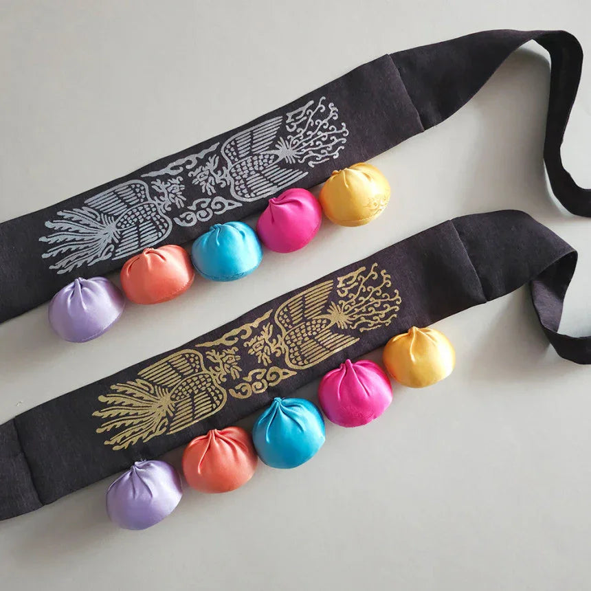 Colorful Bokjumeoni Dol Belt - Native Korean