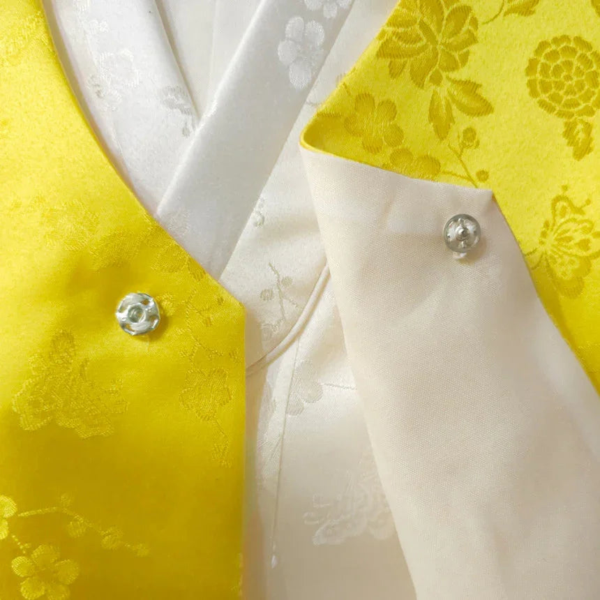 Hoo Yellow Boy Hanbok (100D-1YR) - Native Korean