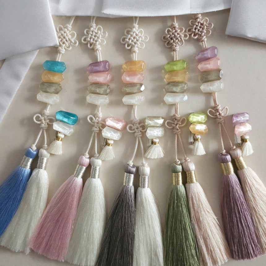 Harmony Stone Tassel Norigae