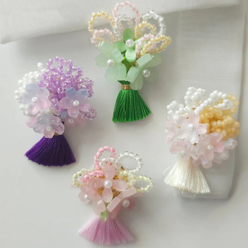 Mini Bouquet Brooch for Hanbok - Native Korean