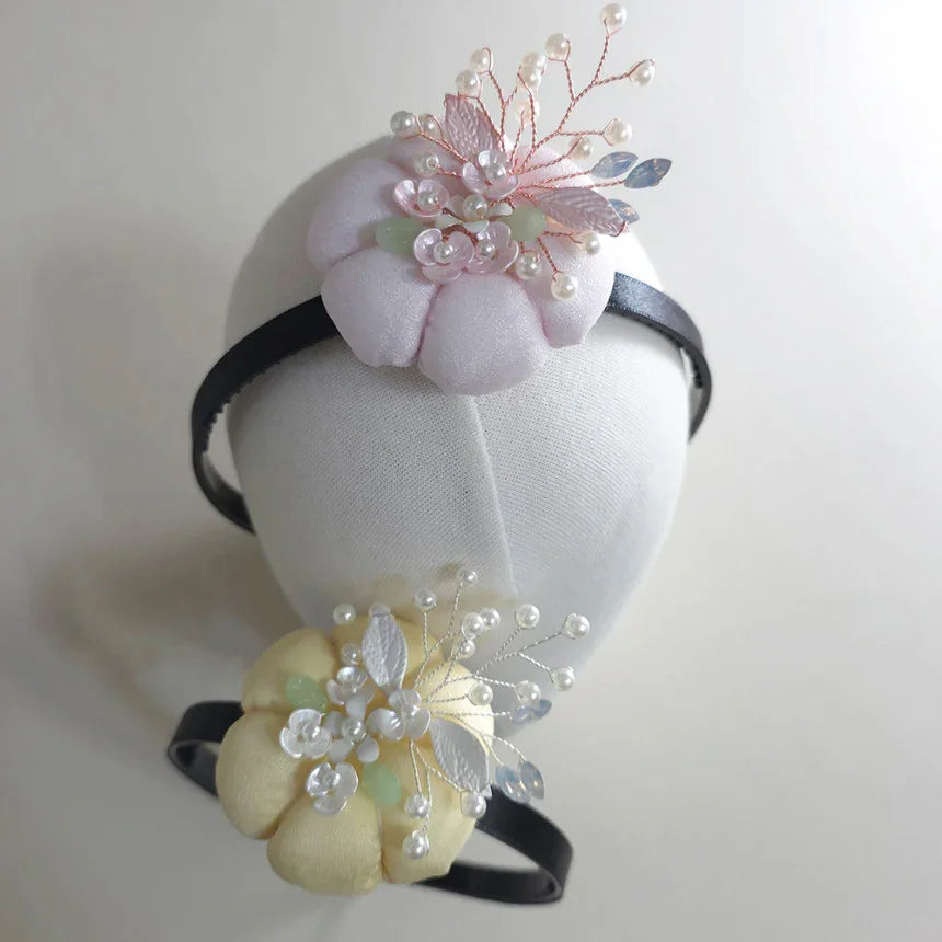 Mina Floral Pumpkin Headband