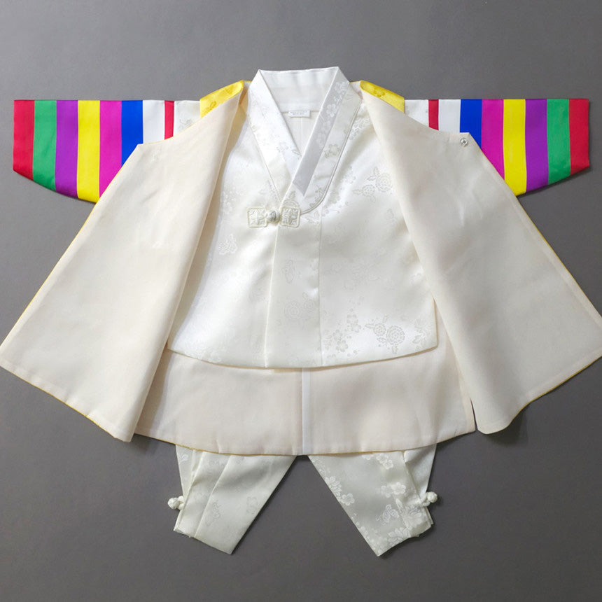 Hoo Yellow Boy Hanbok (100D-1YR)