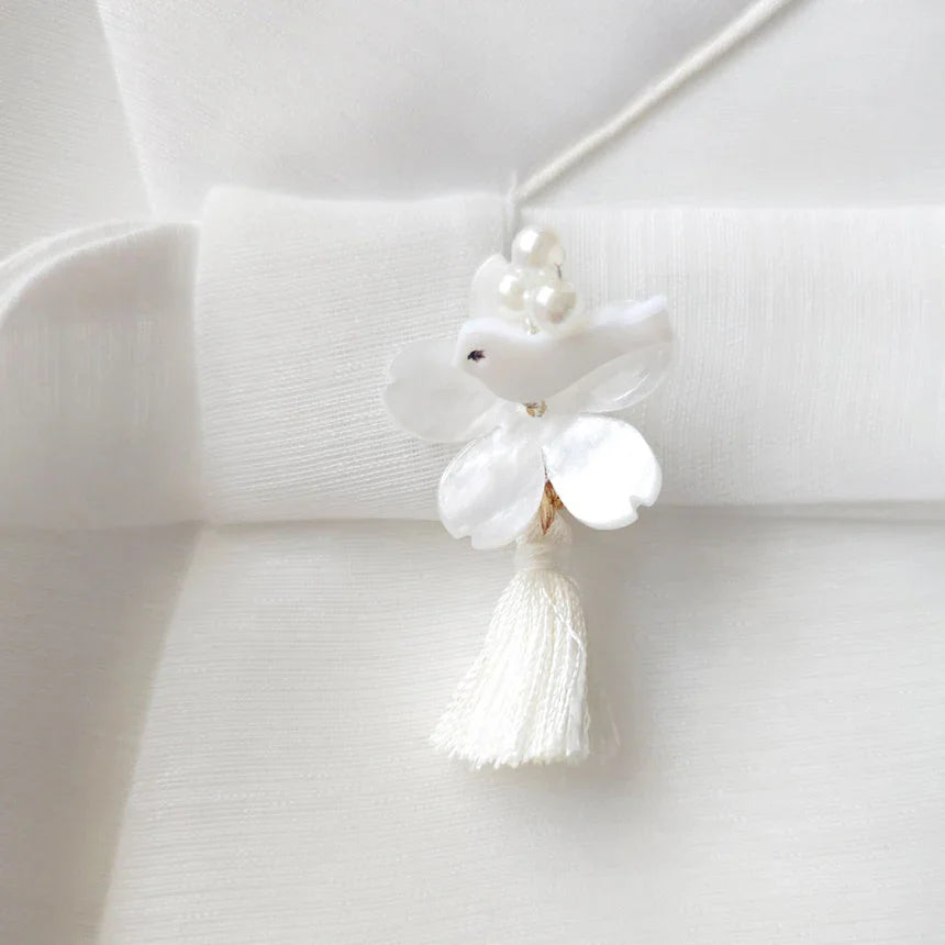 Bird Blossom Brooch - Native Korean