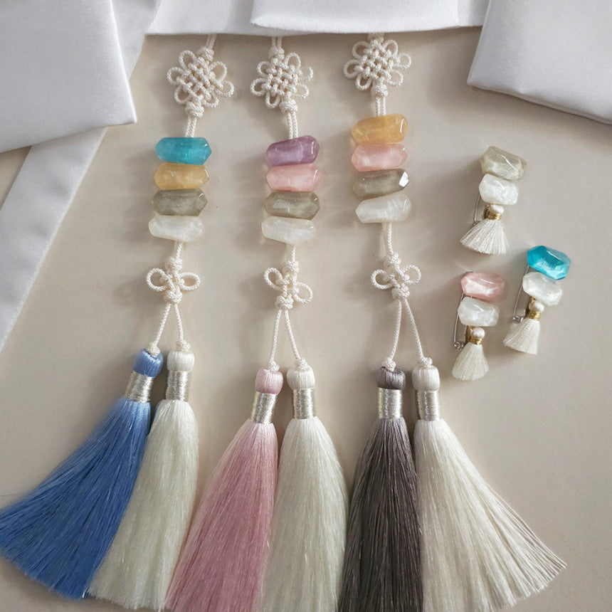 Harmony Stone Tassel Norigae