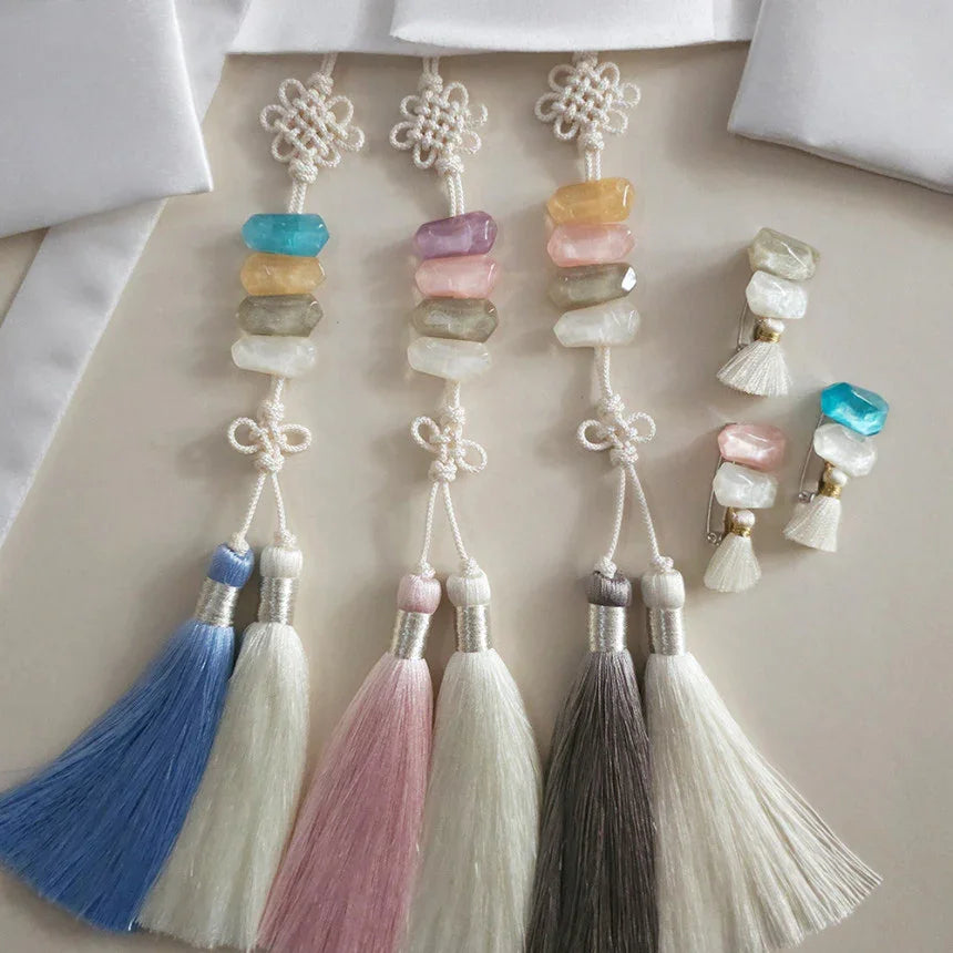 Harmony Stone Tassel Norigae - Native Korean