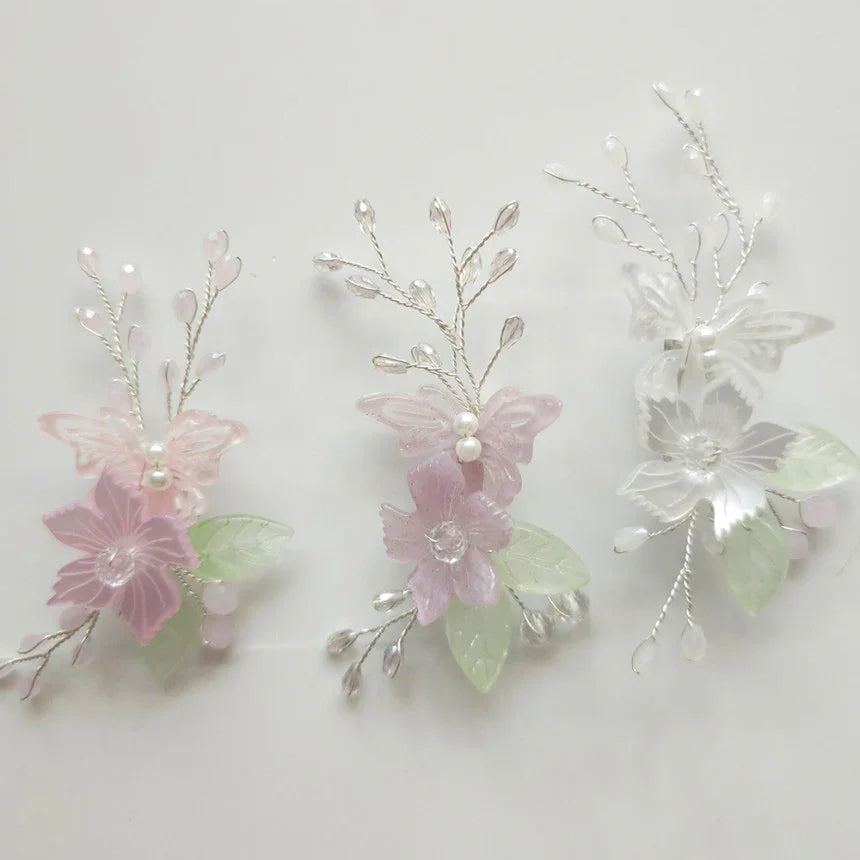 Butterfly Blossom Brooch - Native Korean
