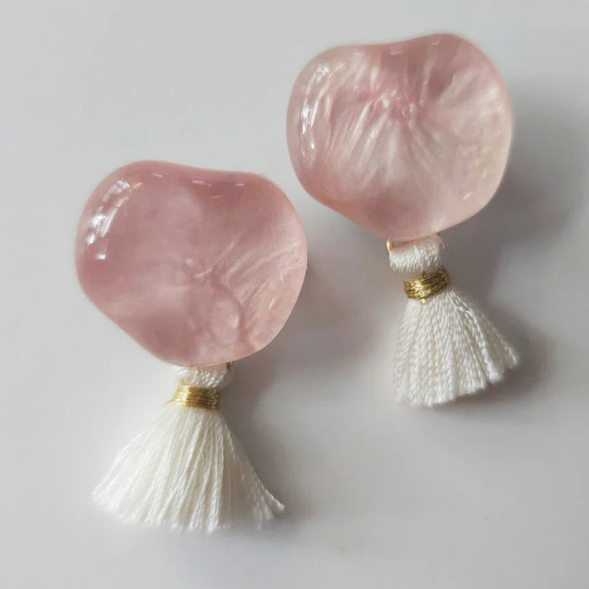 Rose Pebble Brooch - Native Korean