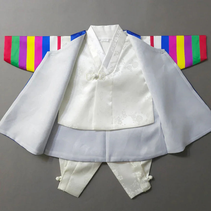 Hoo Blue Boy Hanbok (100D-10YR) - Native Korean