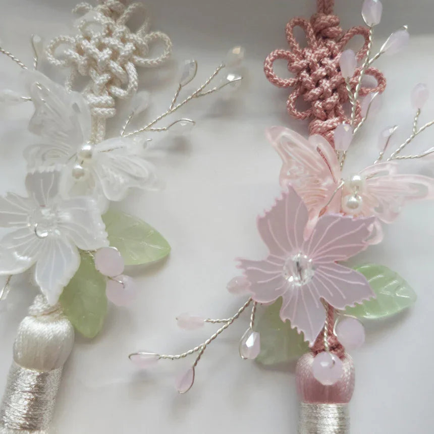 Butterfly Blossom Norigae - Native Korean