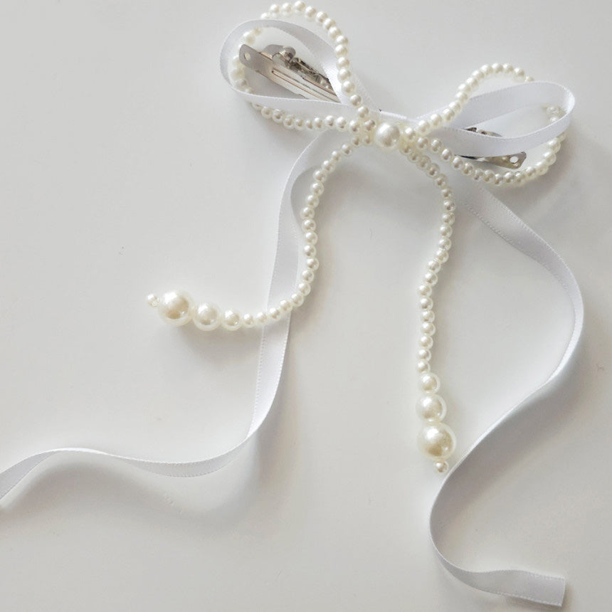Pearl Grace Bow Hairpin