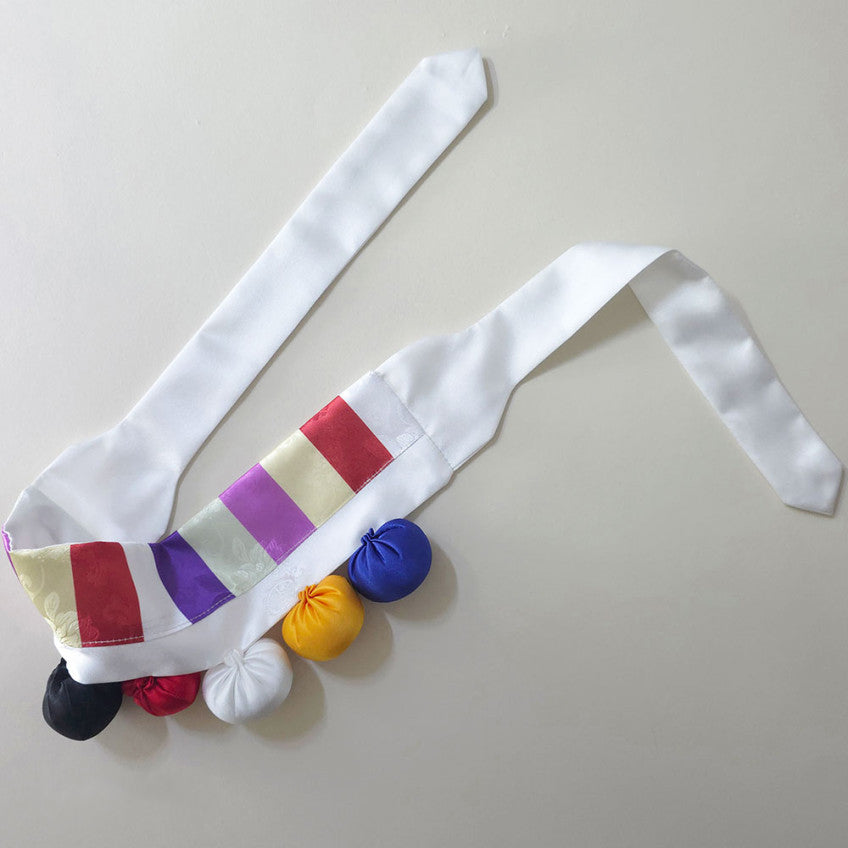 White Saekdong Cushion Belt