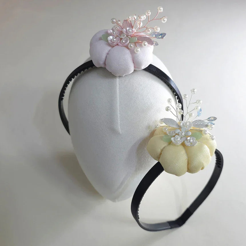 Mina Floral Pumpkin Headband